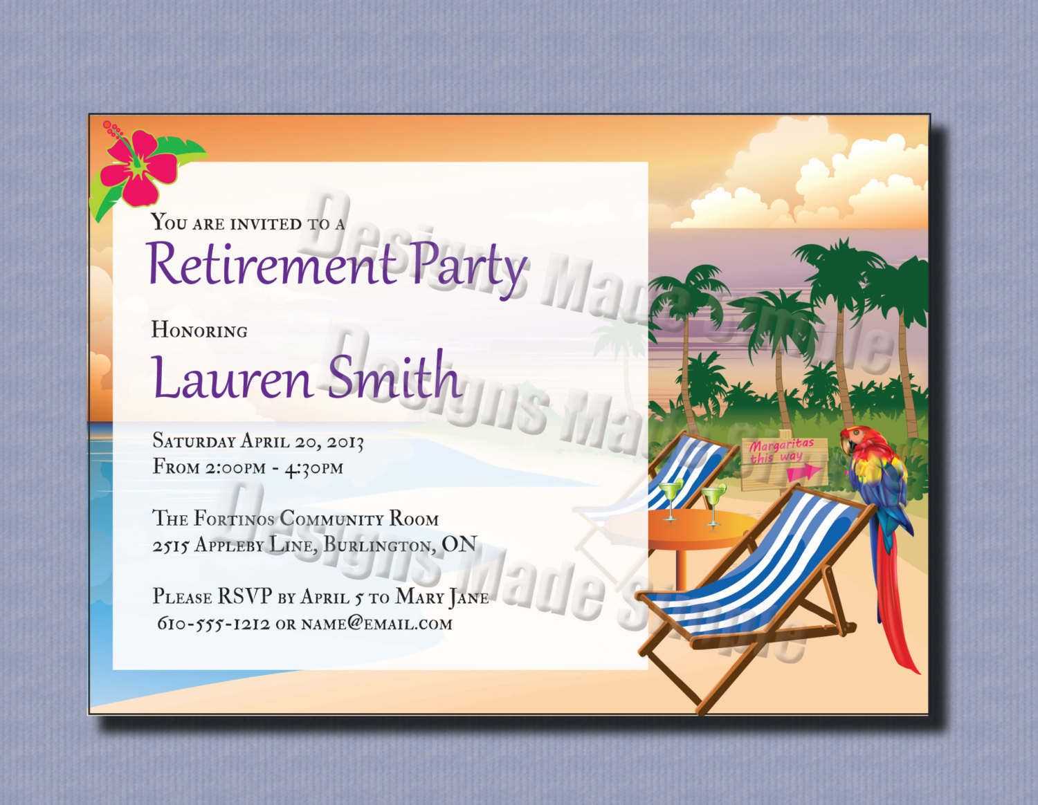 002 Template Ideas Retirement Party Invitation Free Download Inside Retirement Card Template