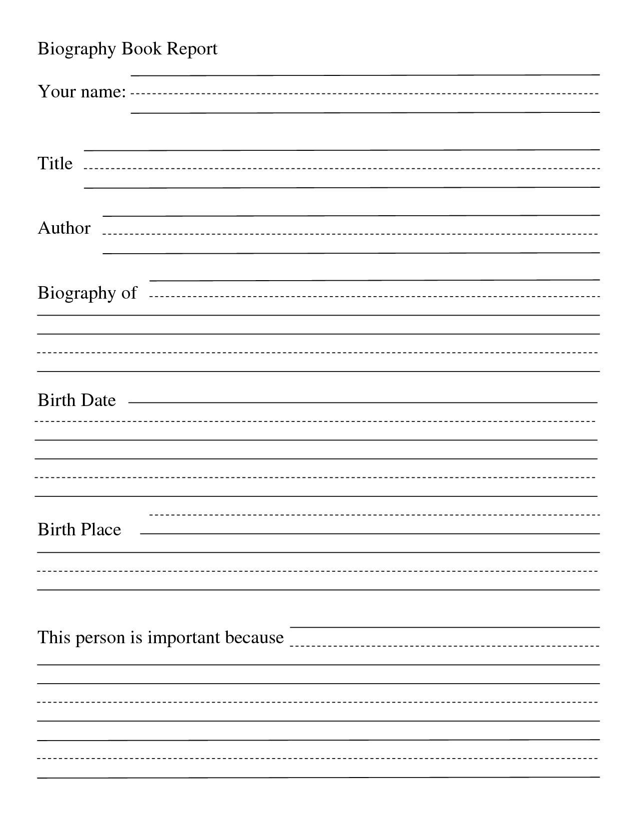 004 Biography Book Report Template Formidable Ideas 5Th For Book Report Template 6Th Grade