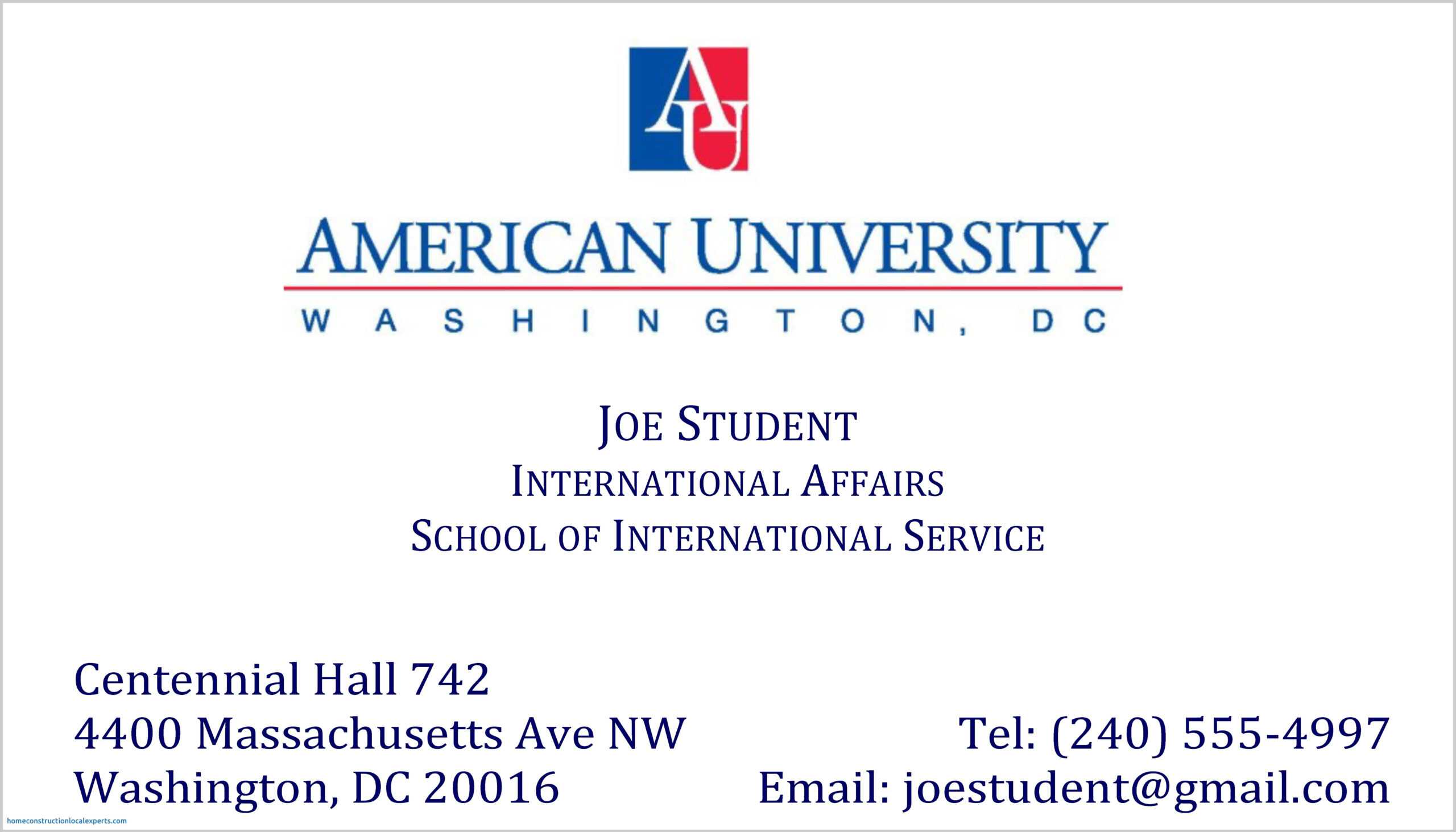 004 Student Business Card Template University Of Arizona Throughout Student Business Card Template