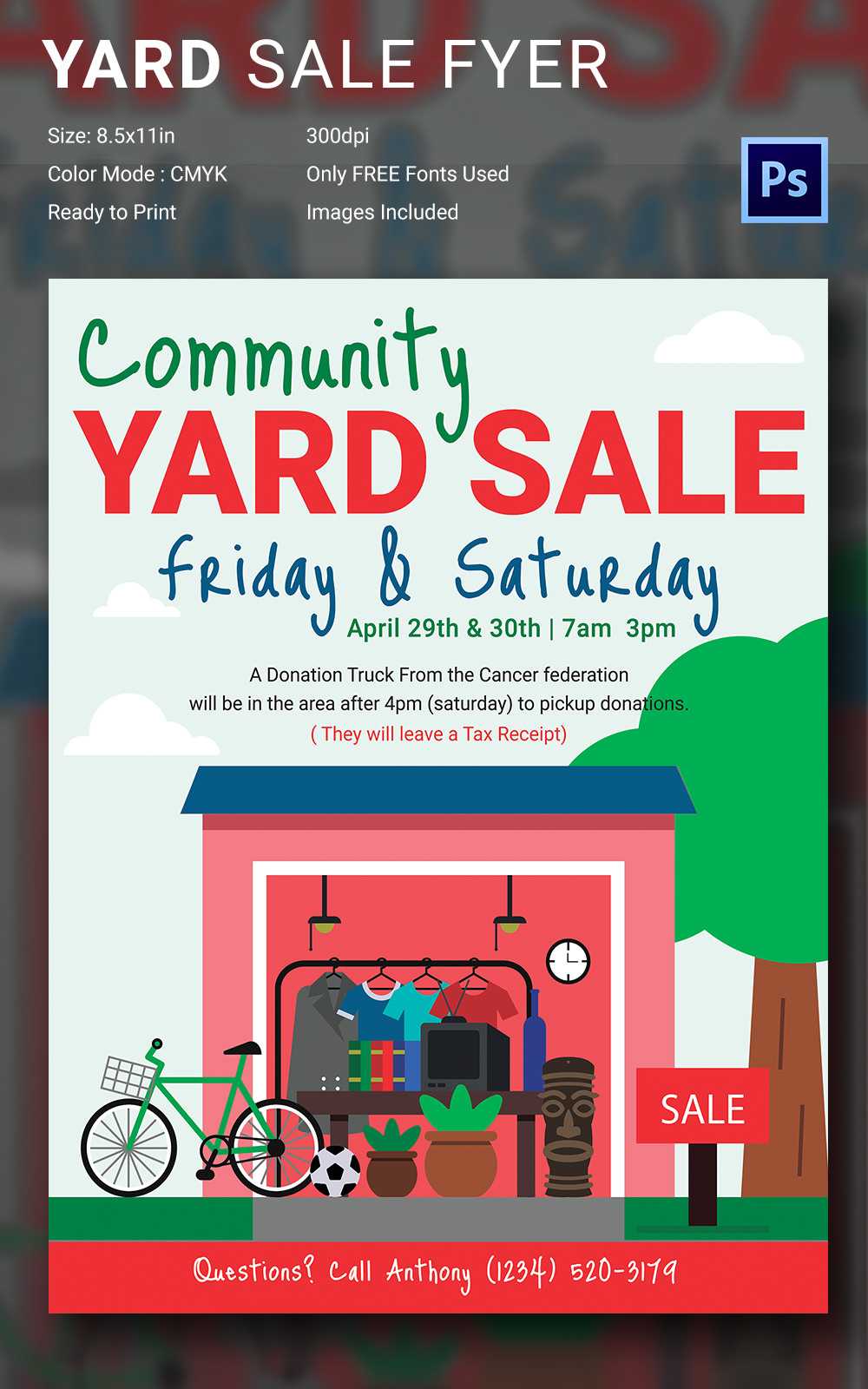 005 Yard Sale Flyer Template Free Ideas 75828 Stupendous With Regard To Garage Sale Flyer Template Word