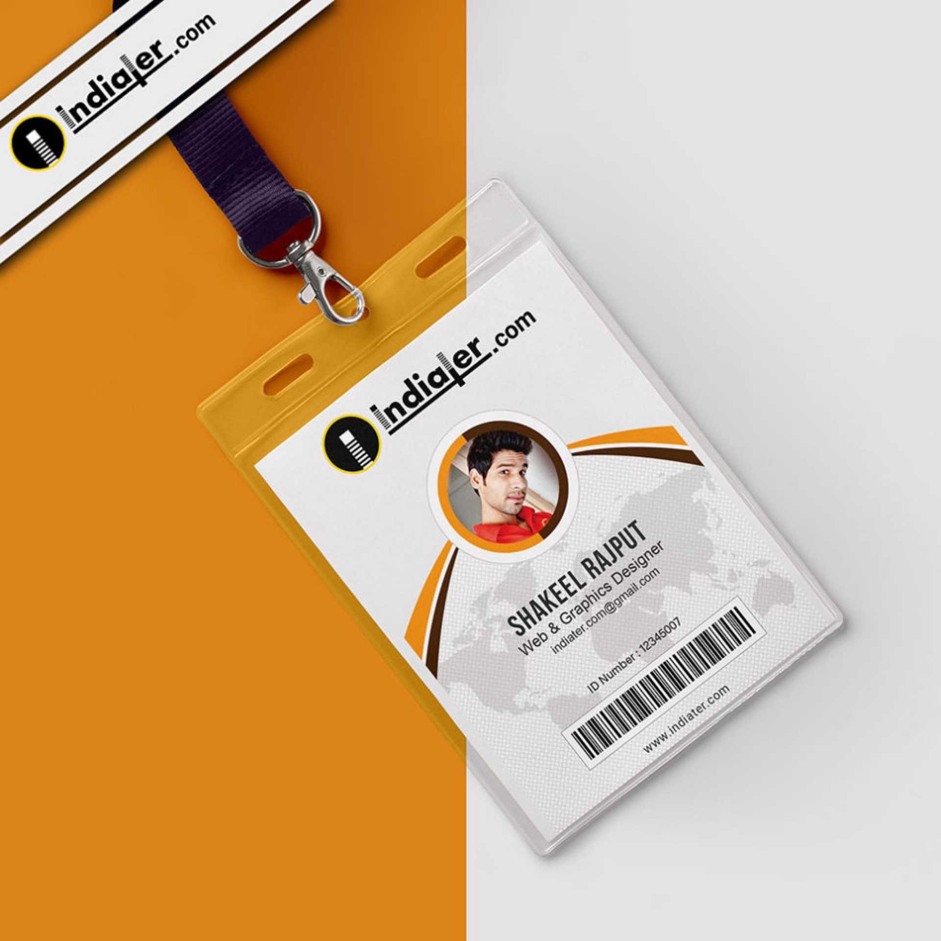 006 Employee Id Card Template Psd Free Ideas Photoshop In Media Id Card Templates