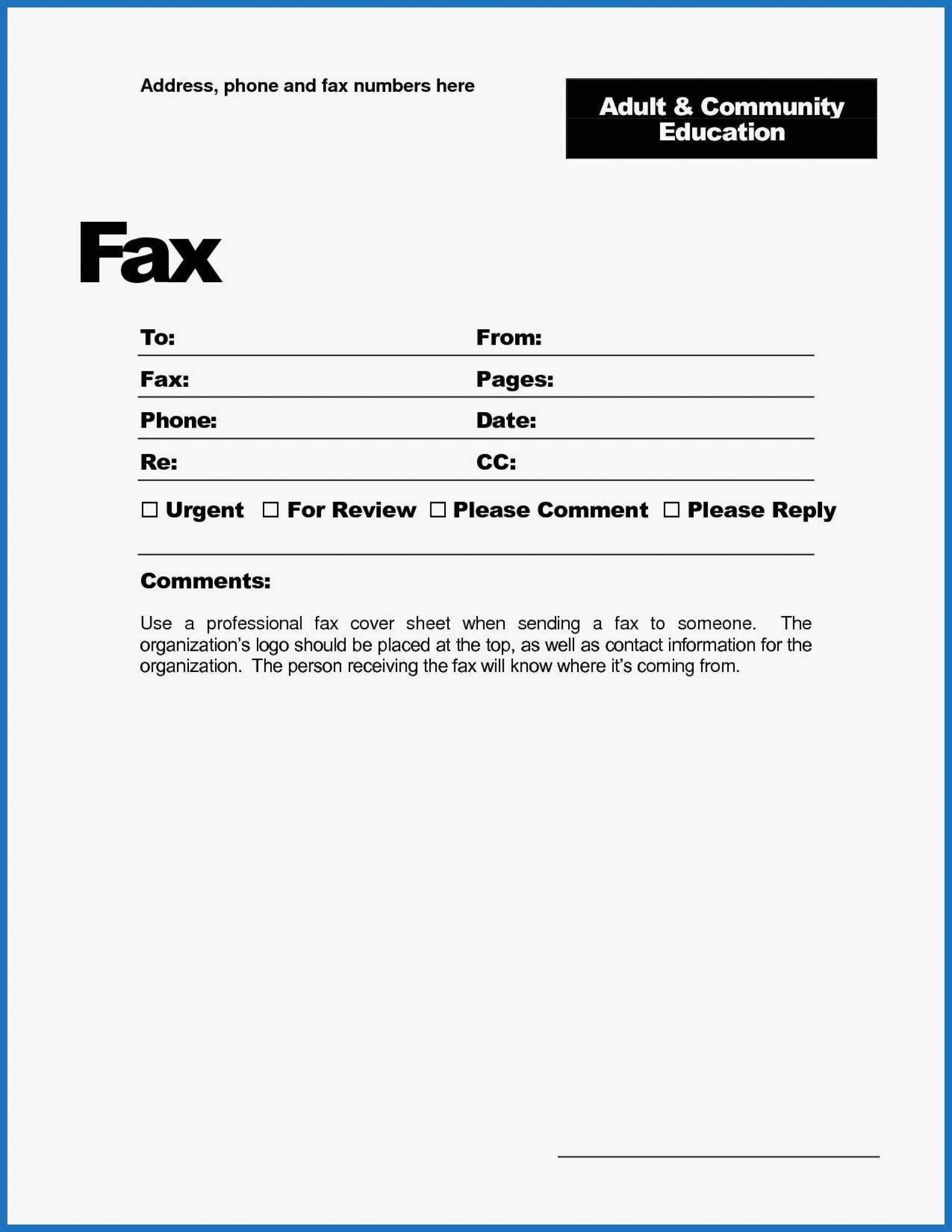 008 Fax Cover Sheet Letter Template Exceptional Ideas Free With Regard To Fax Cover Sheet Template Word 2010