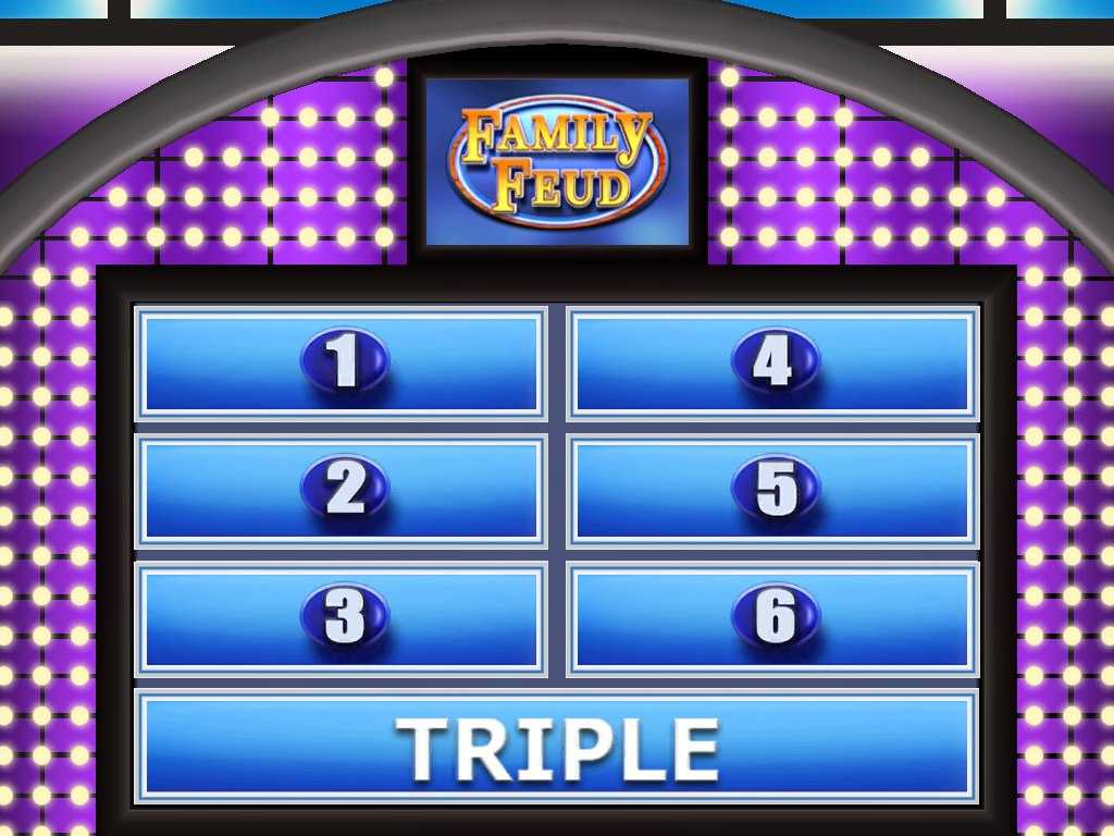 Family Feud Powerpoint Template Free Download