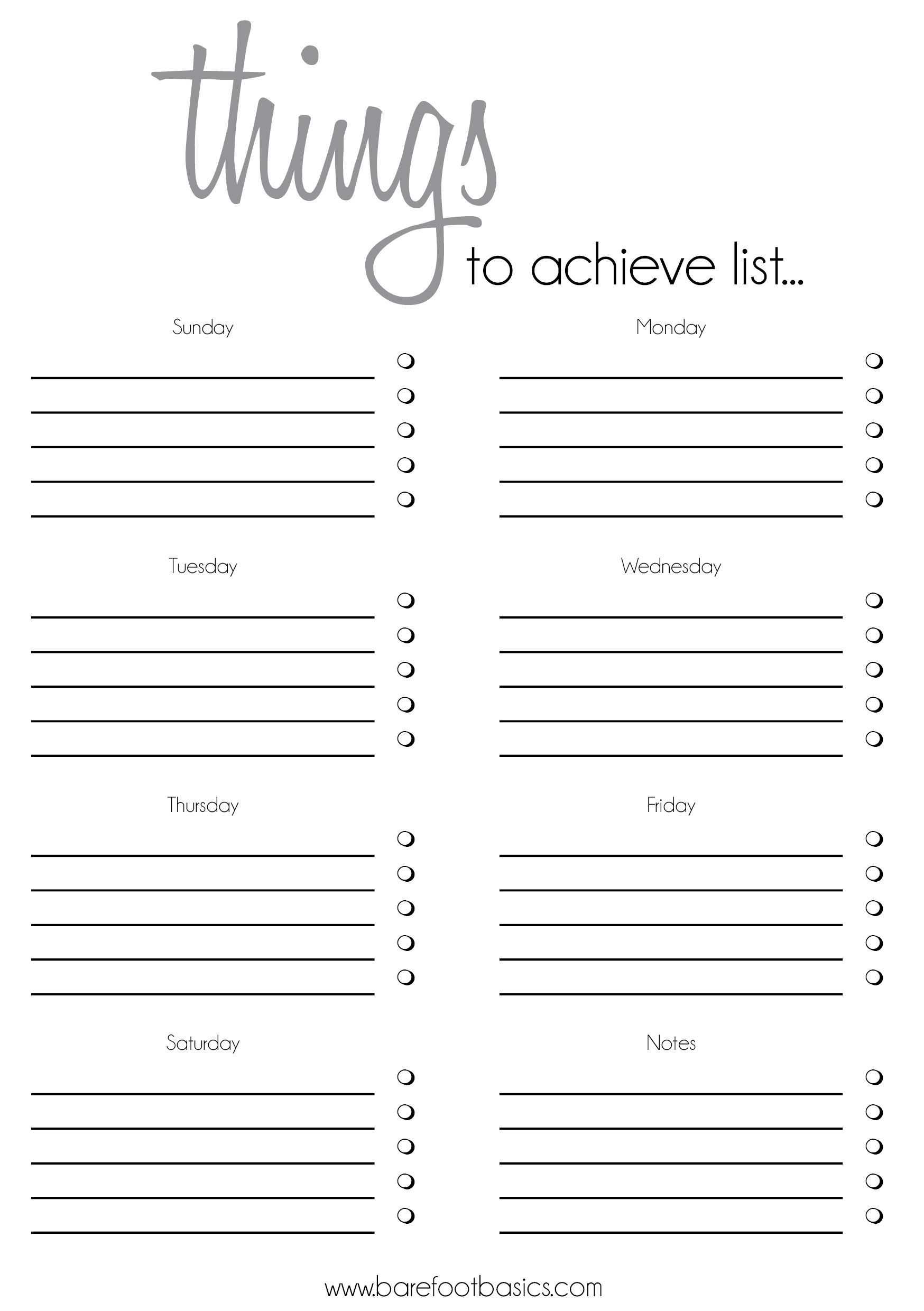 010 Printable To Do List Template Ideas Free Blank Checklist Regarding Blank To Do List Template
