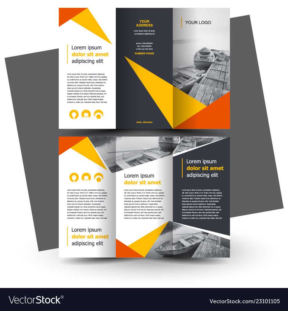 011 Template Ideas Brochure Design Creative Tri Fold Vector Inside Good Brochure Templates