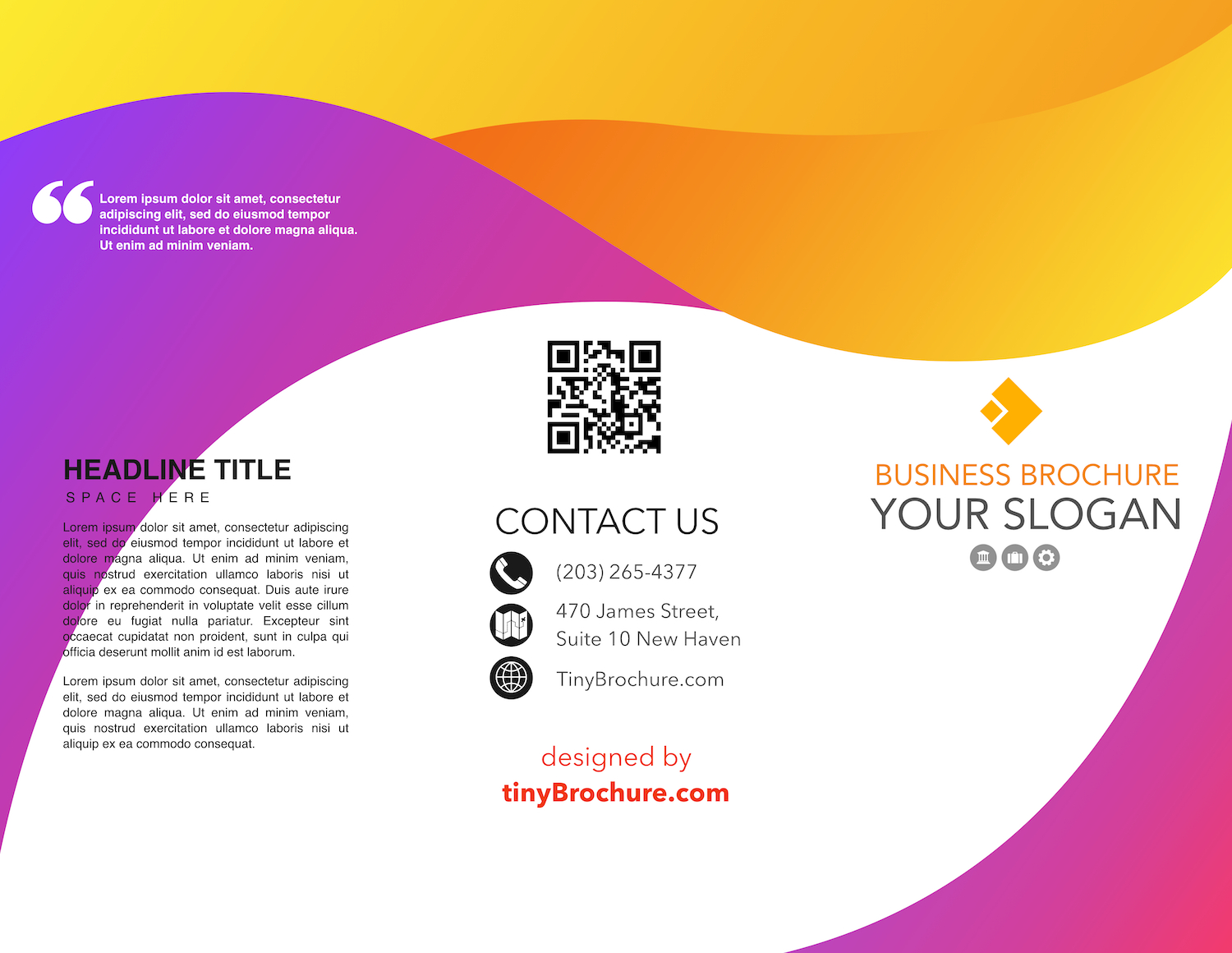 011 Trifold Brochure Template Google Slides Templates Drive With Regard To Google Doc Brochure Template