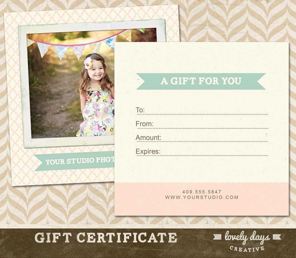 012 Elegant Photography Gift Certificate Template Free Intended For Free Photography Gift Certificate Template
