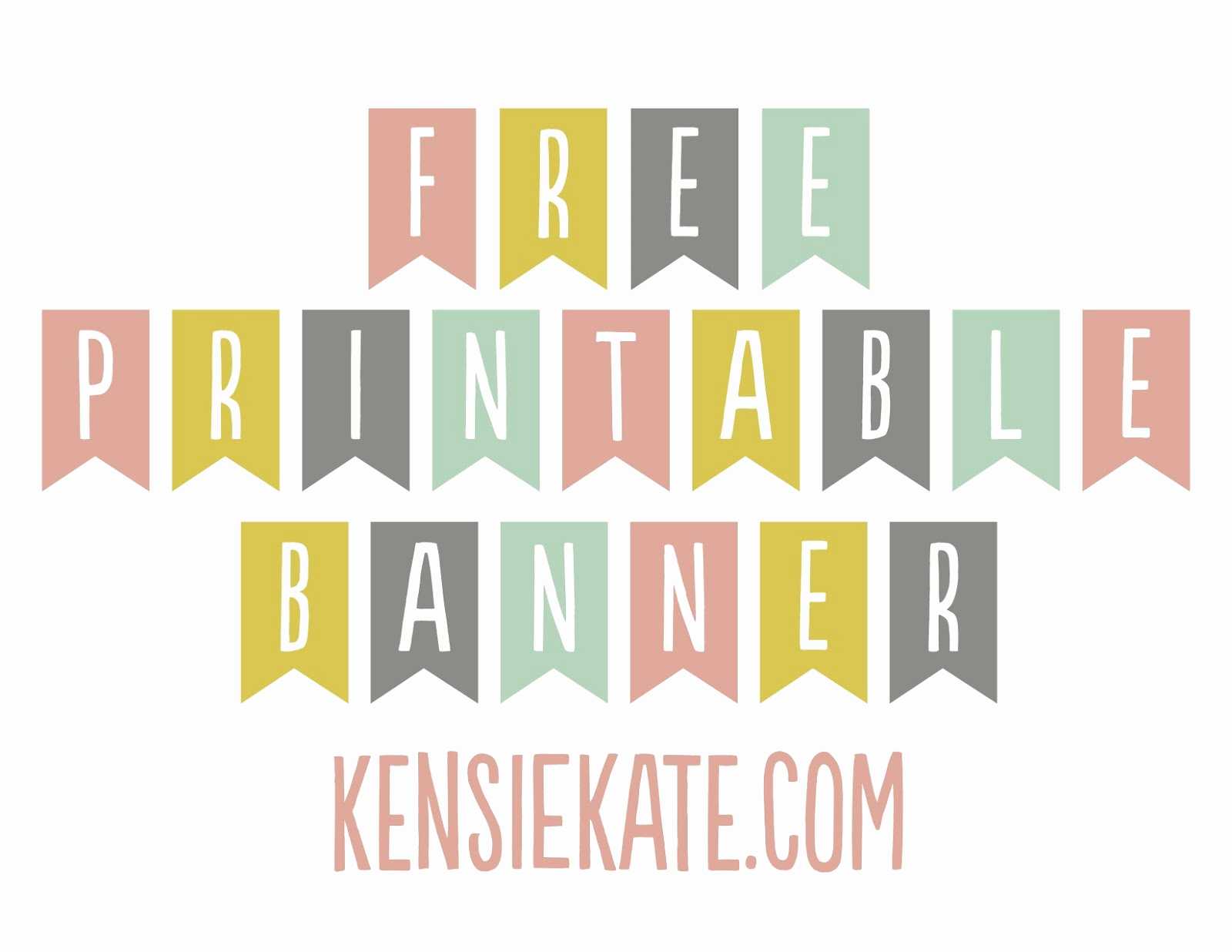 012 Free Printable Banner Template Welcome Home Of Freebie In Welcome Banner Template