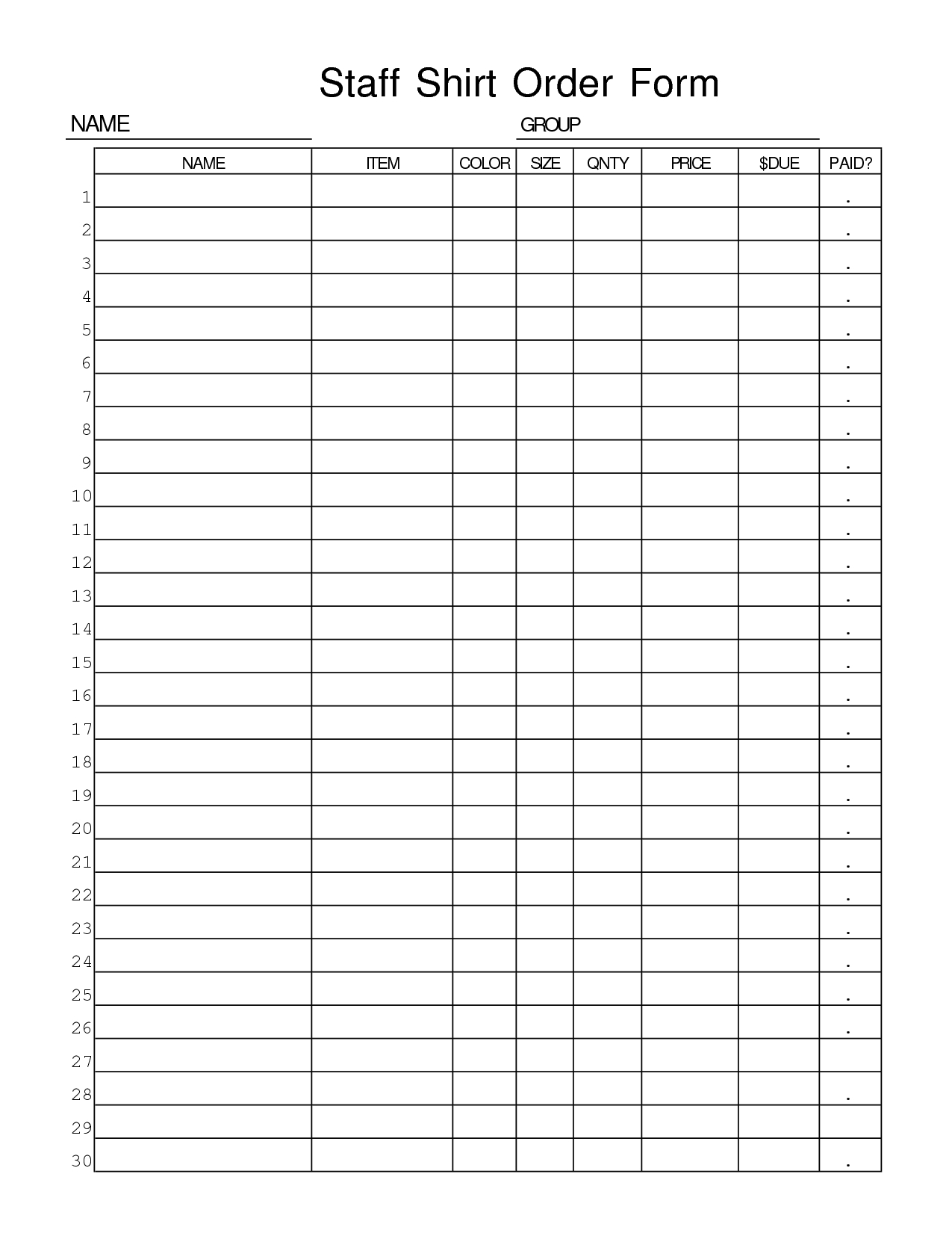 012 T Shirt Order Form Template Breathtaking Ideas Download Regarding Blank T Shirt Order Form Template