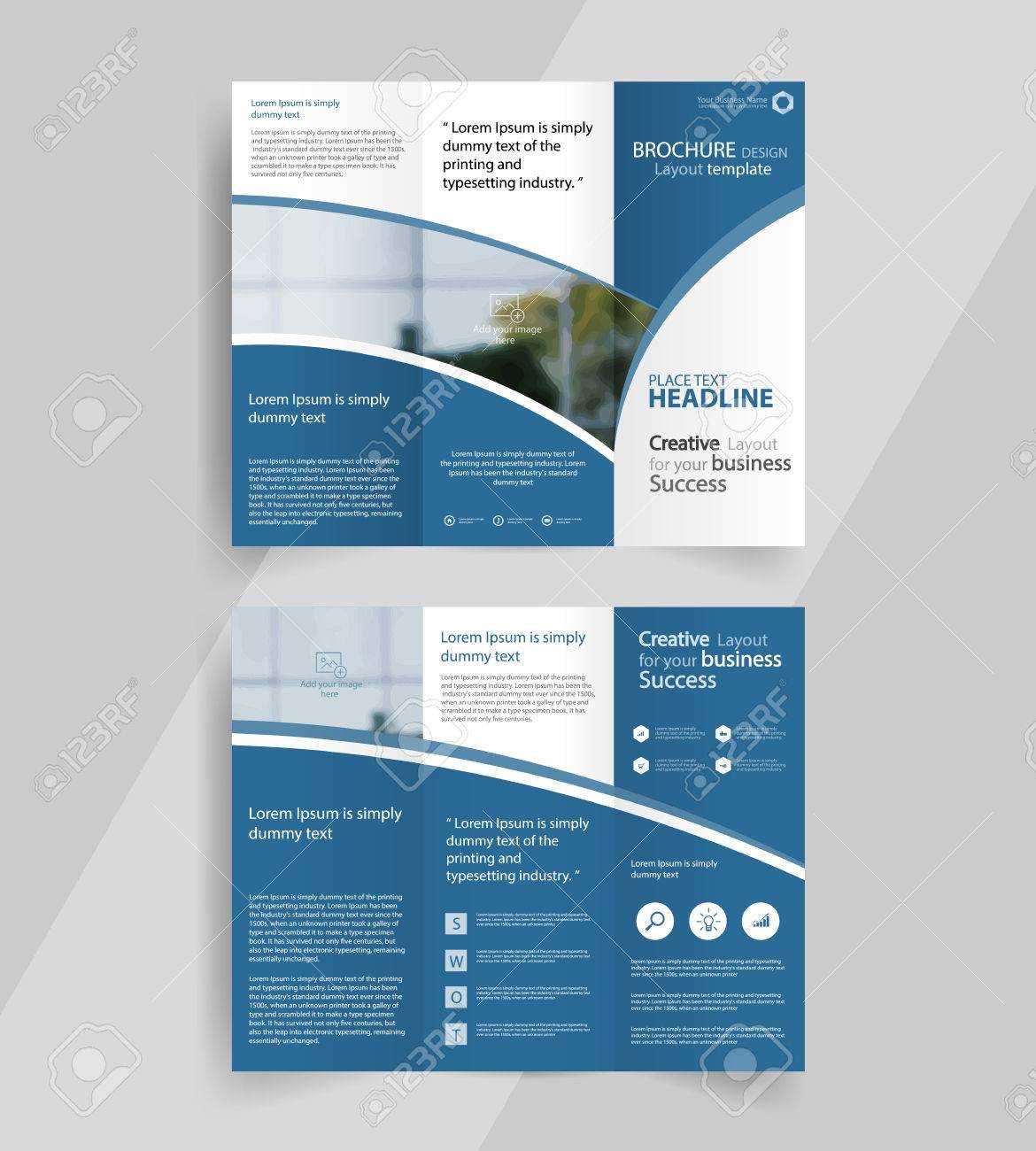 017 Template Ideas Business Tri Fold Brochure Layout Design With Regard To Tri Fold Brochure Publisher Template