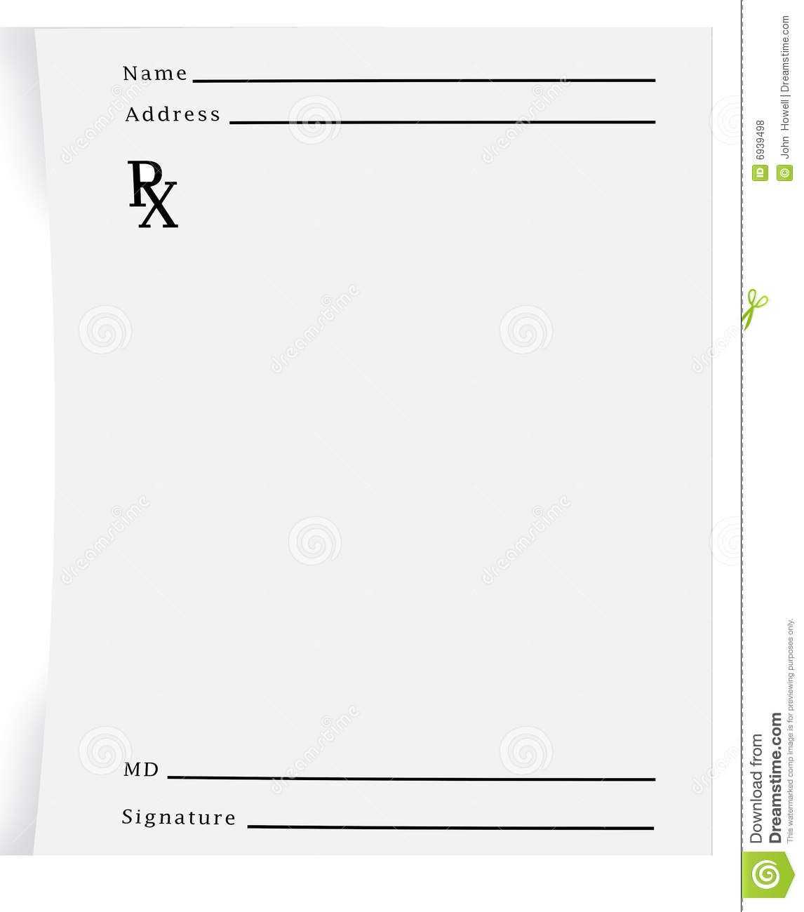 019 Prescription Pad Template Microsoft Word Staggering With Regard To Doctors Prescription Template Word