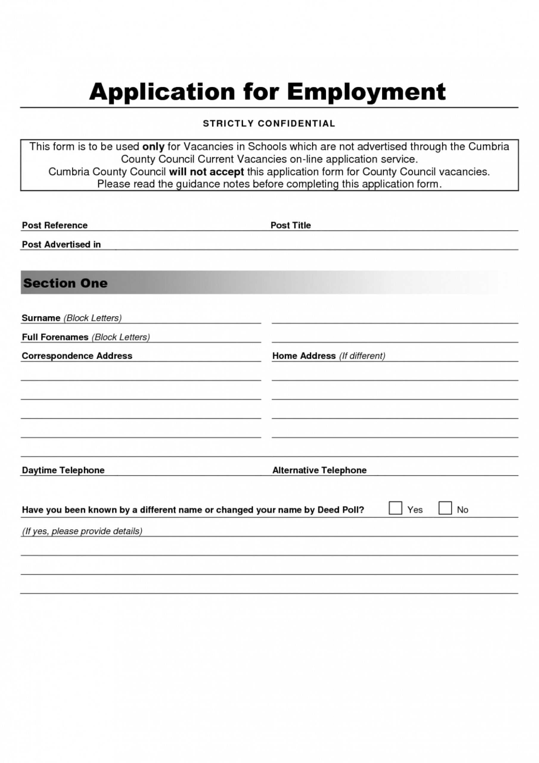 024 Job Application Template Word Ideas Form Gallery One With Job Application Template Word Document