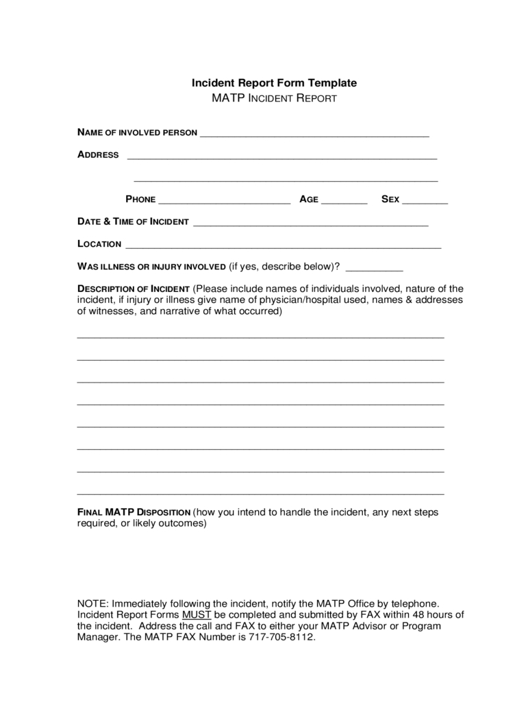 028 Template Ideas Incident Report Form Word Staggering Throughout Incident Report Form Template Word