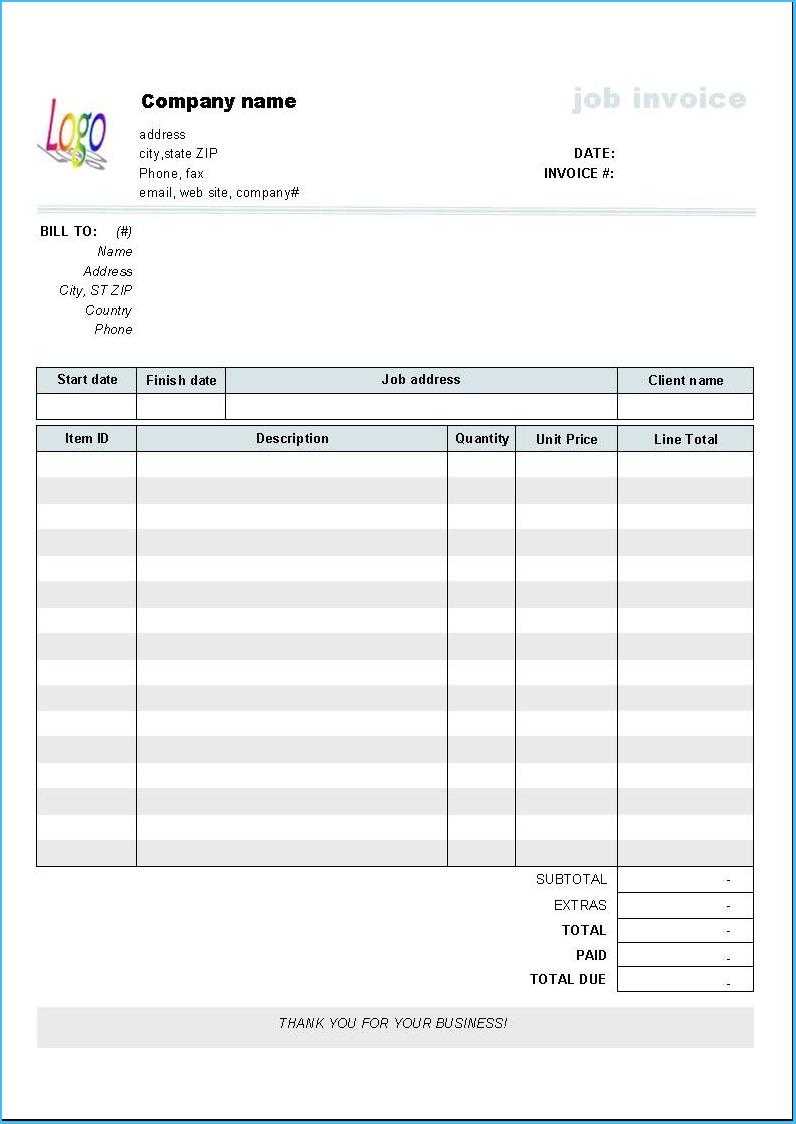 032 Terrific Work Invoice Template Free To Make Printable Inside Blank Scheme Of Work Template
