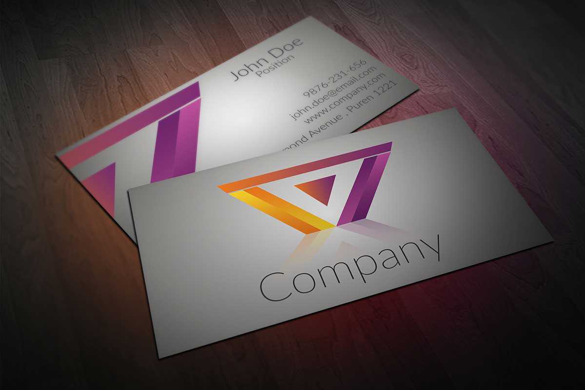 033 Business Card Design For Construction Company Template In Construction Business Card Templates Download Free