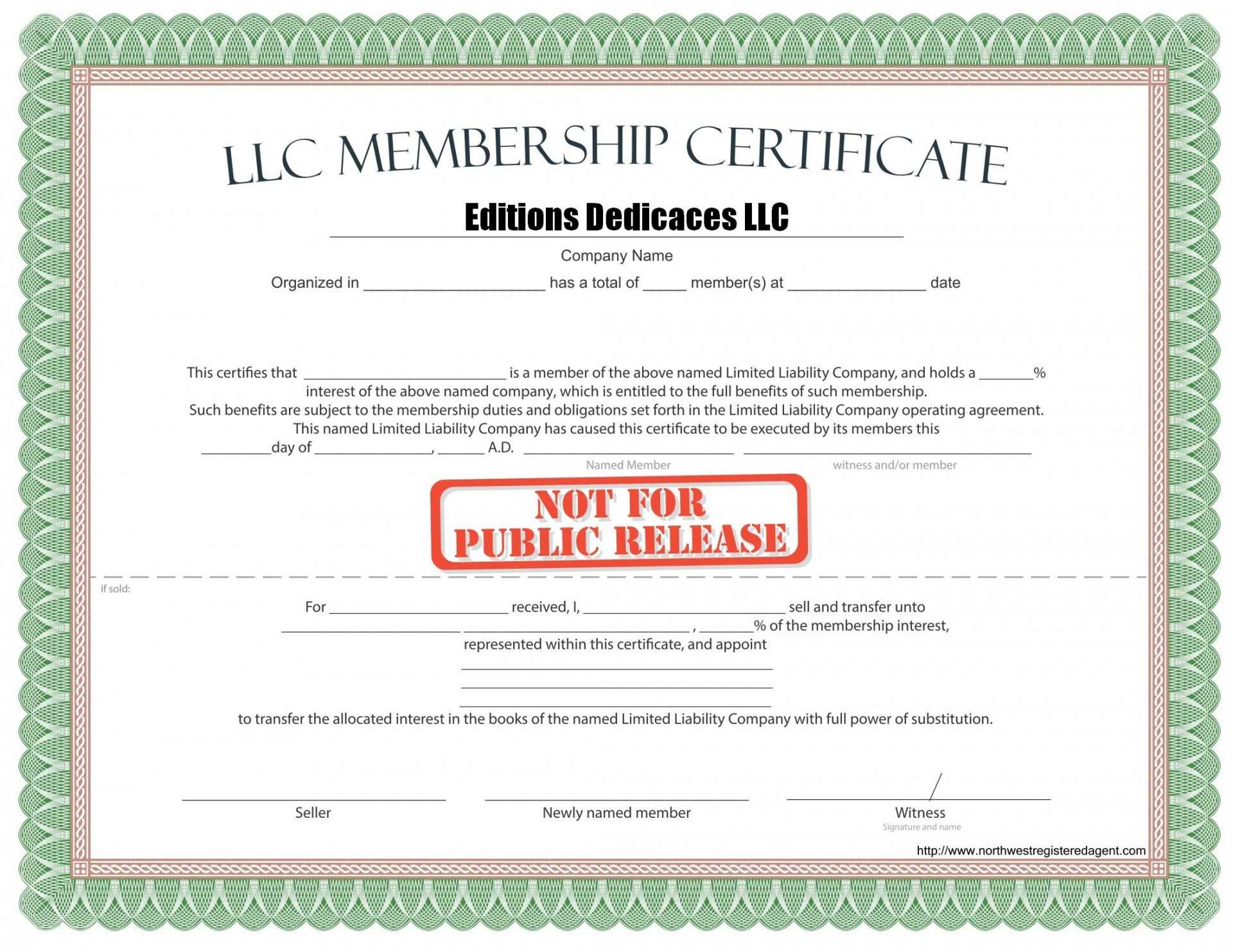 038 Llc Membership Certificate Template Best Solutions For Inside Llc Membership Certificate Template