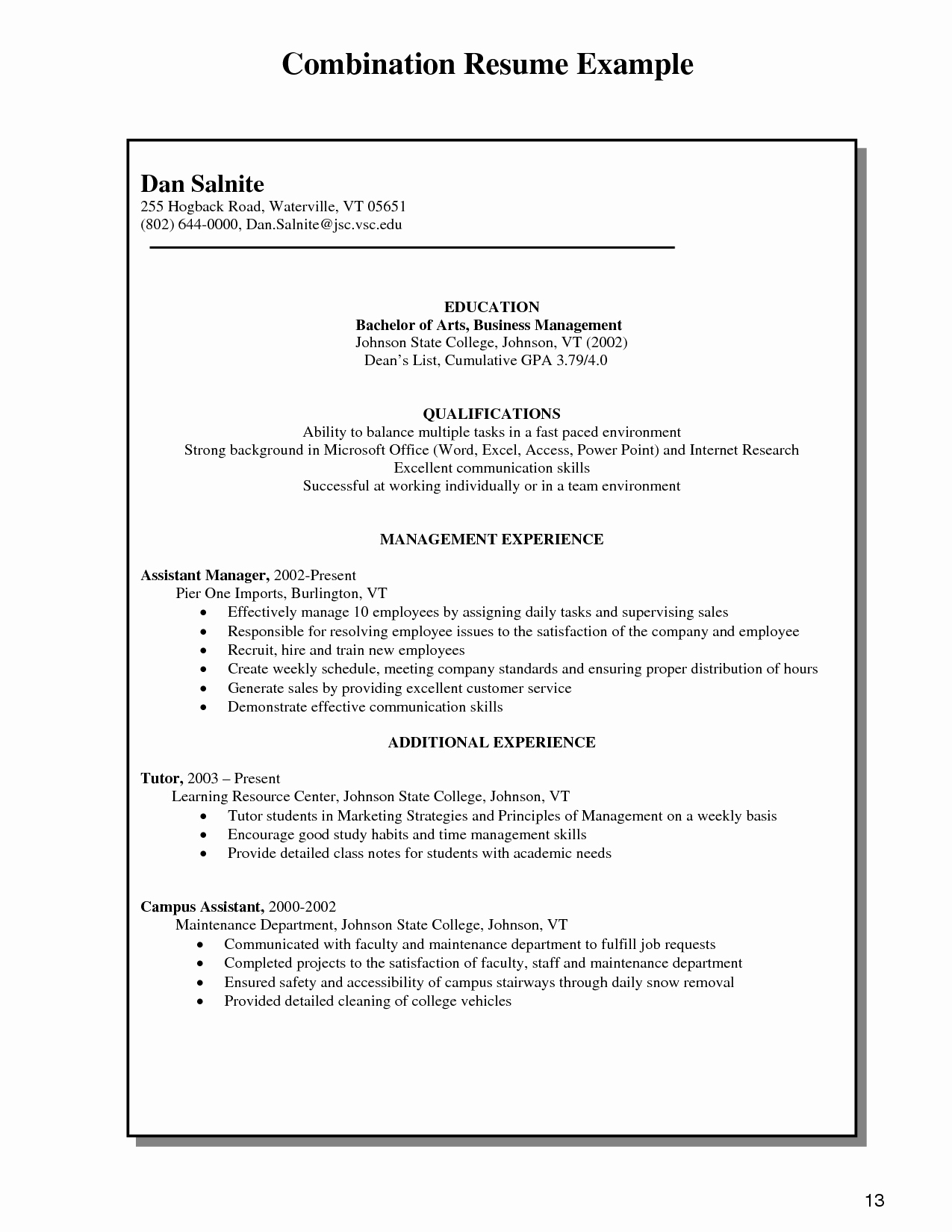041 Combination Resume Template Free Awesome Bination Of For Combination Resume Template Word