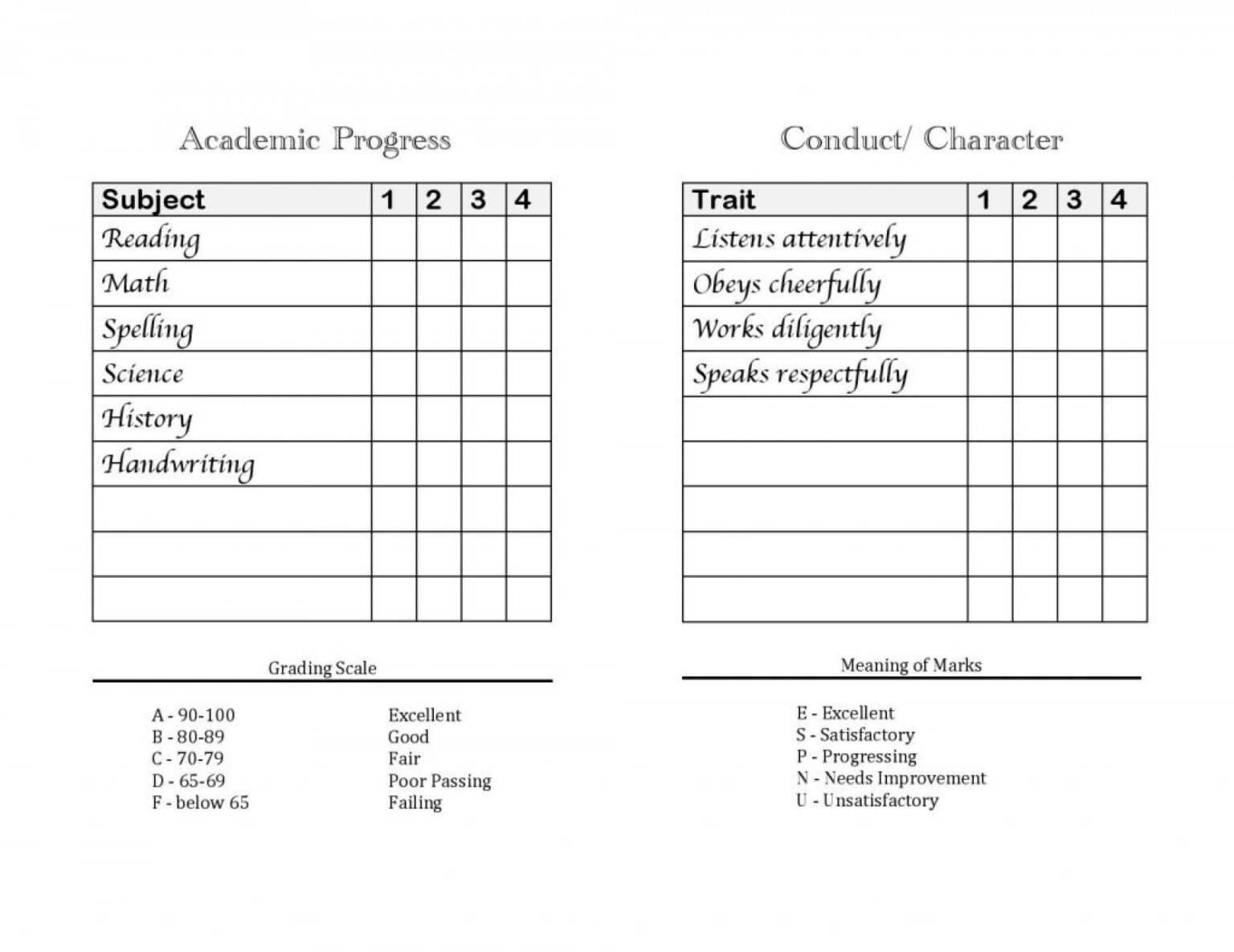 046-home-montessori-preschool-report-card-template-pdf-throughout