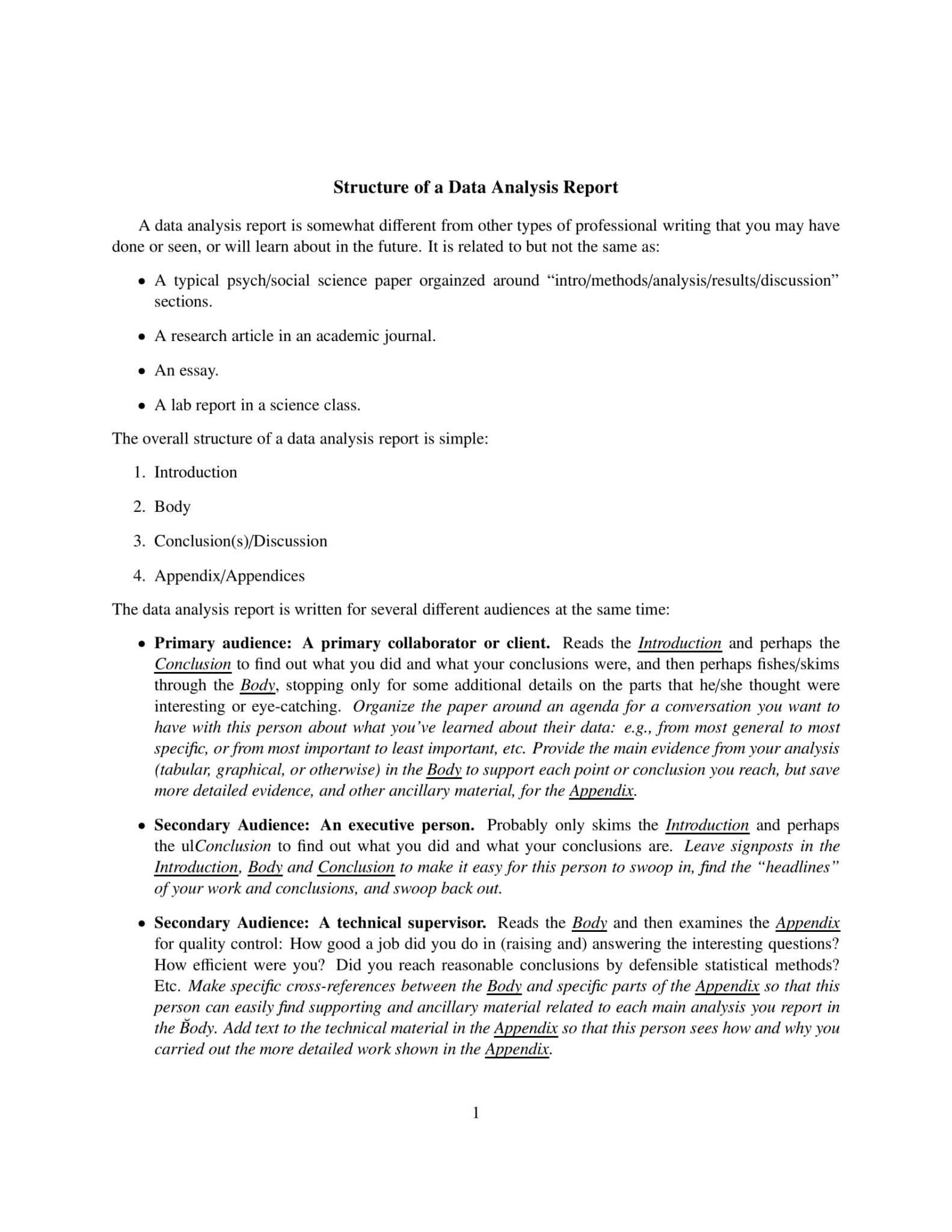 how to write data analysis in research pdf