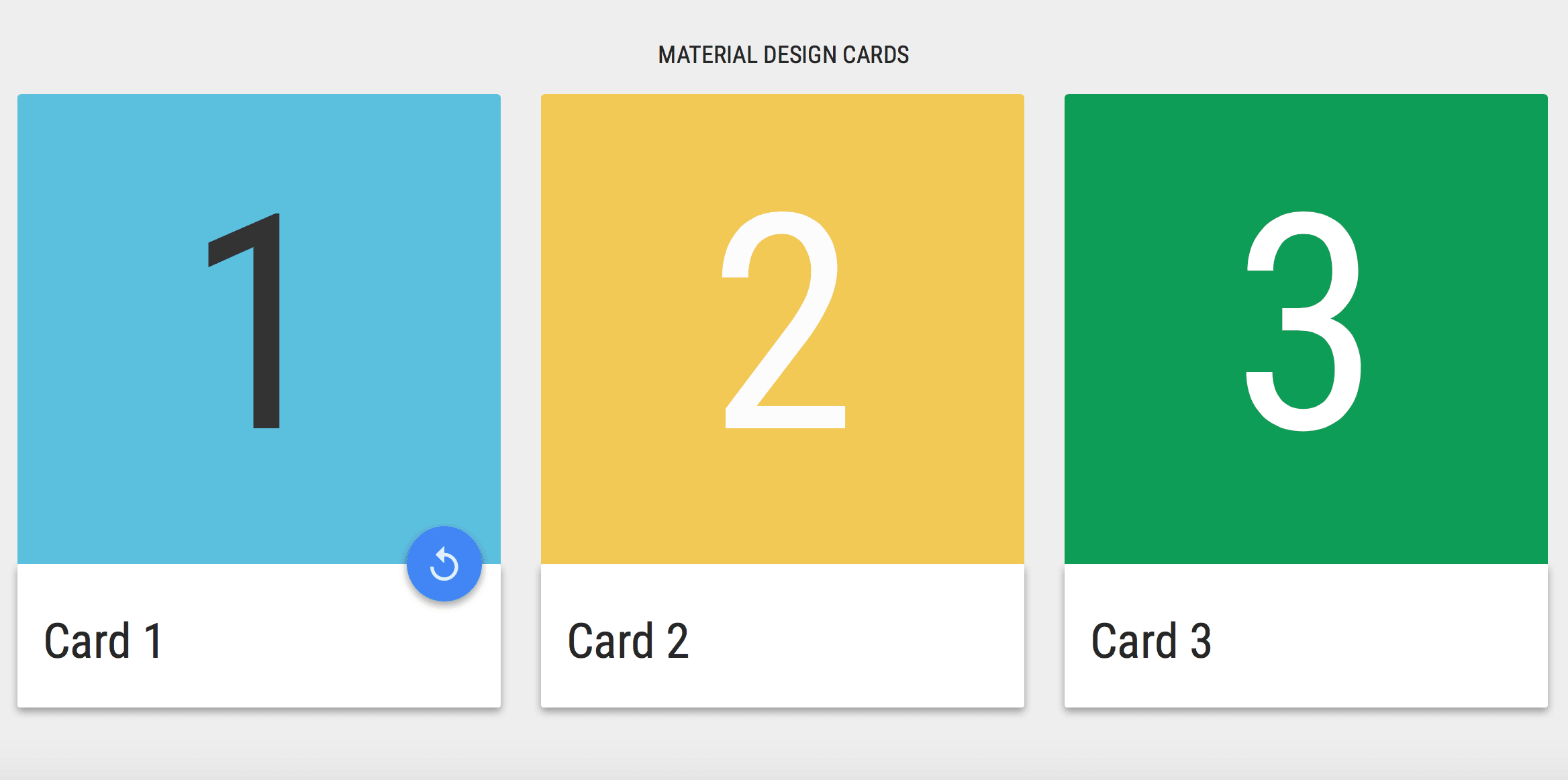 10 Material Design Cards For Web In Css & Html In Queue Cards Template