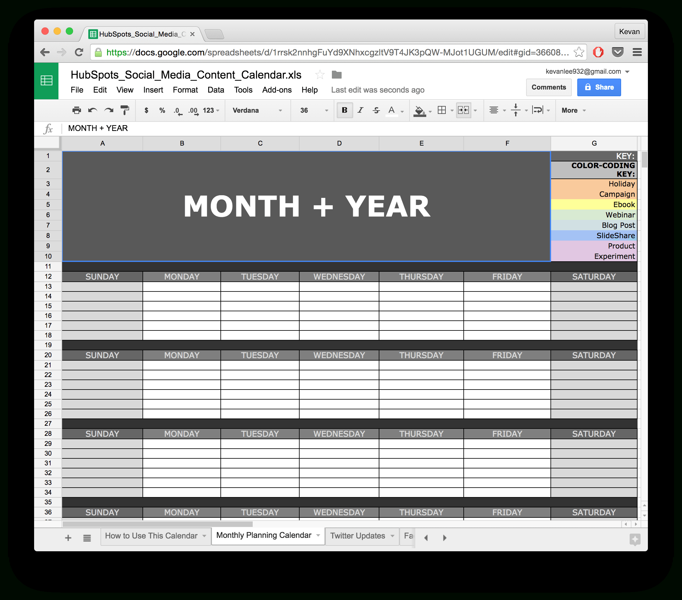 10 Ready To Go Marketing Spreadsheets To Boost Your With Monthly Productivity Report Template