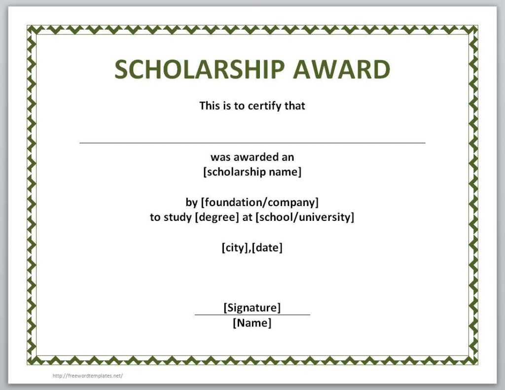 10+ Scholarship Award Certificate Examples – Pdf, Psd, Ai Within Scholarship Certificate Template