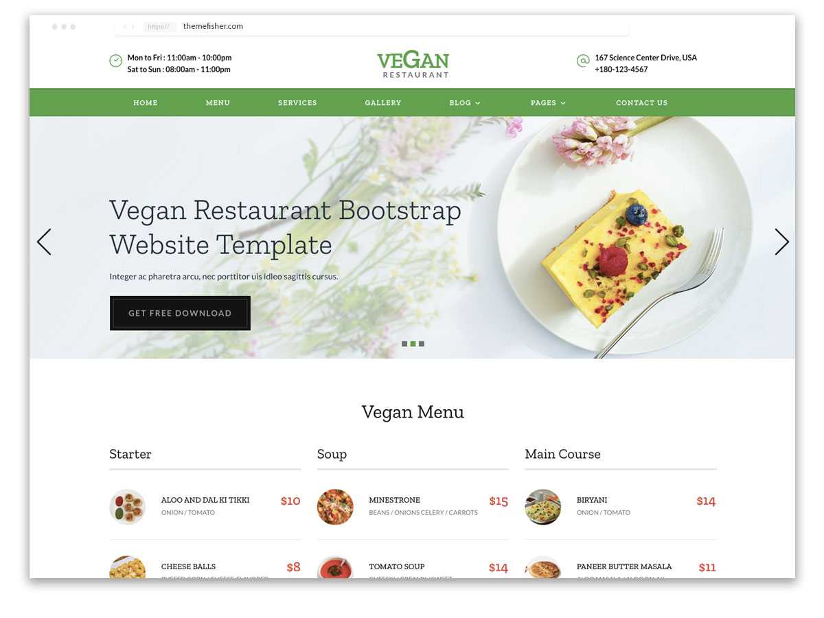 100+ Free Bootstrap Html5 Templates For Responsive Sites Within Blank Food Web Template