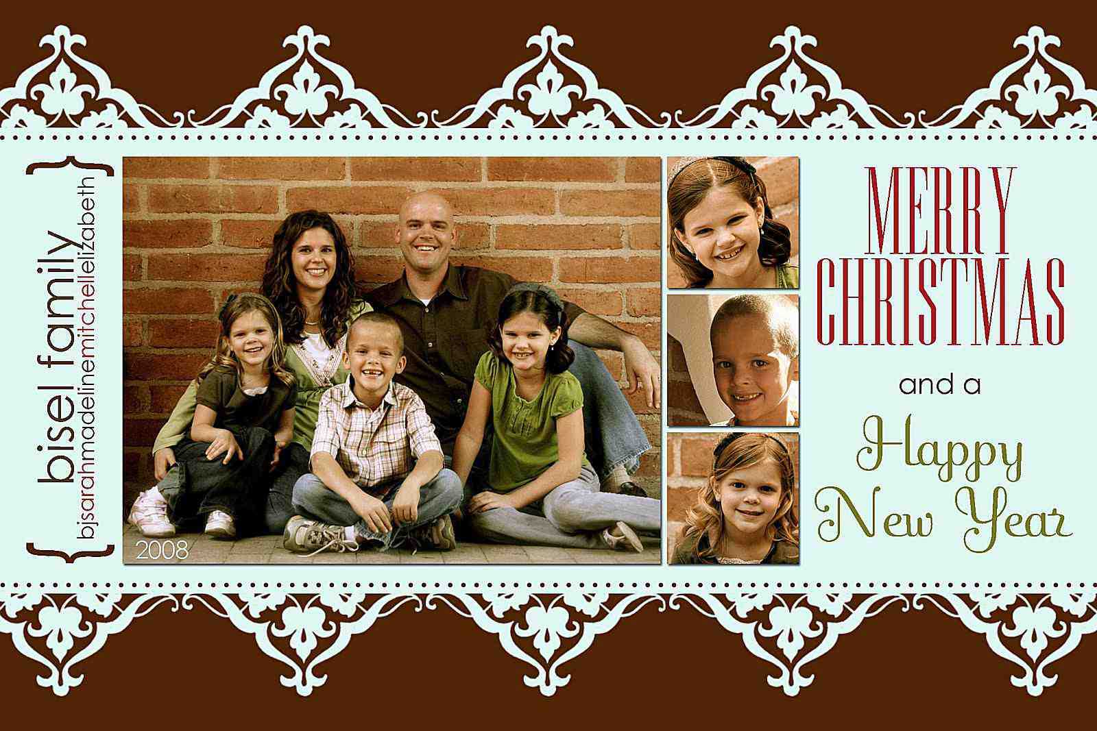 11 Free Templates For Christmas Photo Cards Inside Free Christmas Card Templates For Photographers