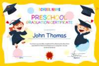 11+ Preschool Certificate Templates - Pdf | Free &amp; Premium in Preschool Graduation Certificate Template Free