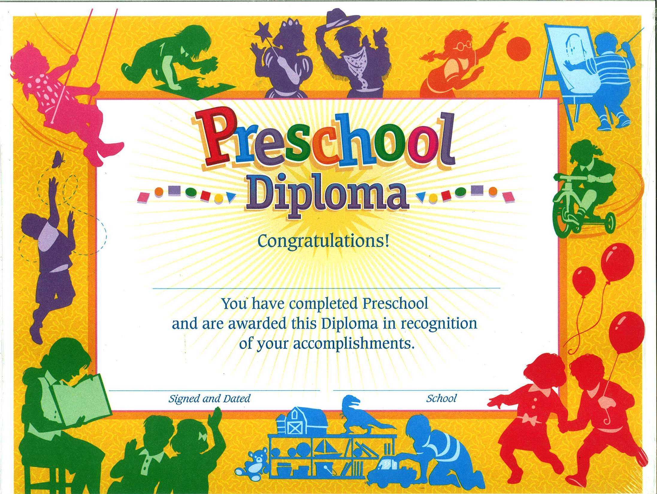 11+ Preschool Certificate Templates – Pdf | Free & Premium Throughout Preschool Graduation Certificate Template Free