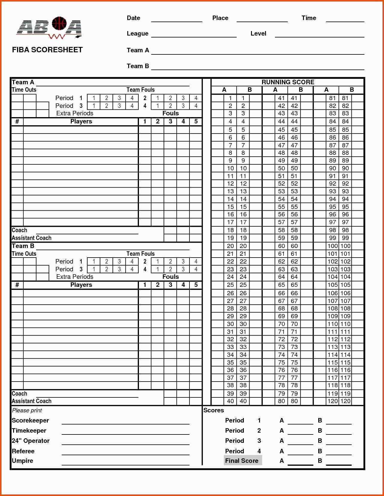 12 13 Basketball Scouting Sheet | Lasweetvida For Baseball Scouting Report Template