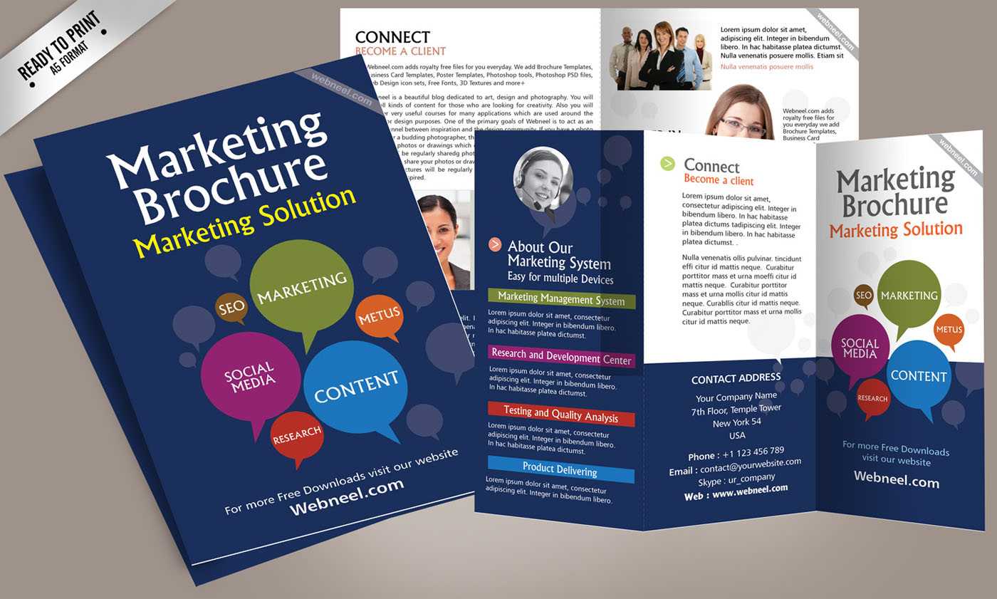 14 Marketing Brochure Design Template – Freedownload For Creative Brochure Templates Free Download