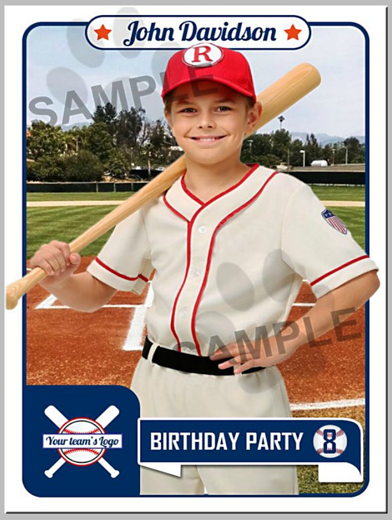 Baseball Card Template Psd