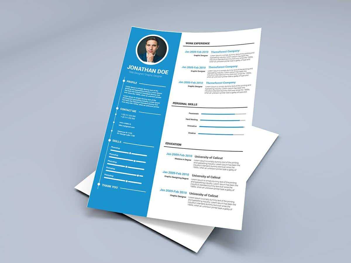 15+ Resume Templates For Microsoft Word [Free Download] Intended For Resume Templates Word 2010