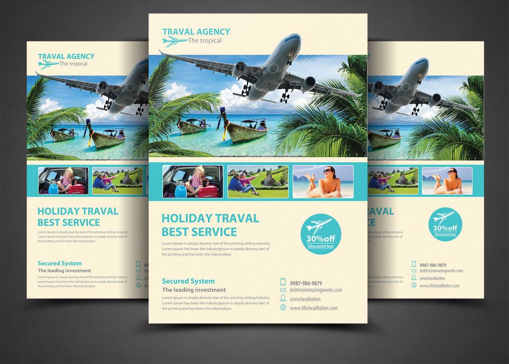 15+ Travel & Tourism Flyer Psd Templates | Tourism Flyers With Regard To Travel And Tourism Brochure Templates Free
