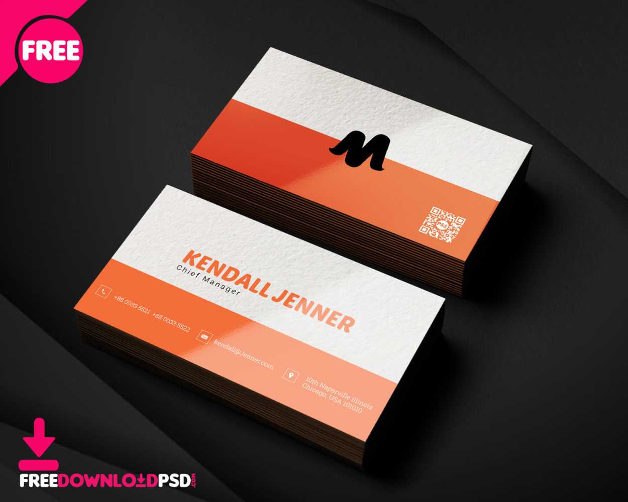 150+ Free Business Card Psd Templates Within Business Card Template Photoshop Cs6
