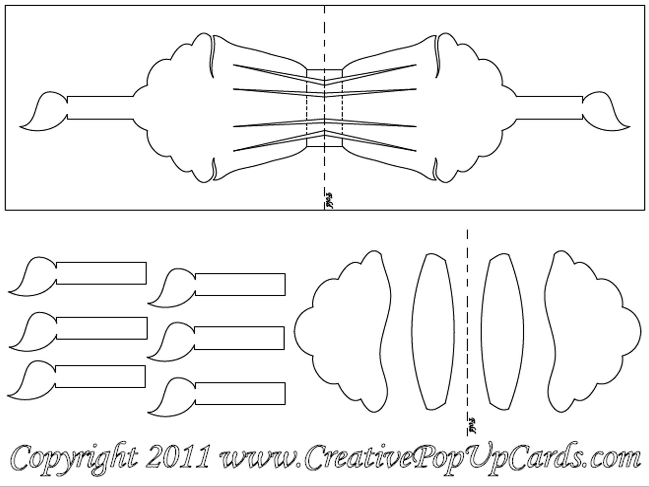 16 Free Printable Pop Up Card Templates | Pitsketchfest Throughout Free Printable Pop Up Card Templates