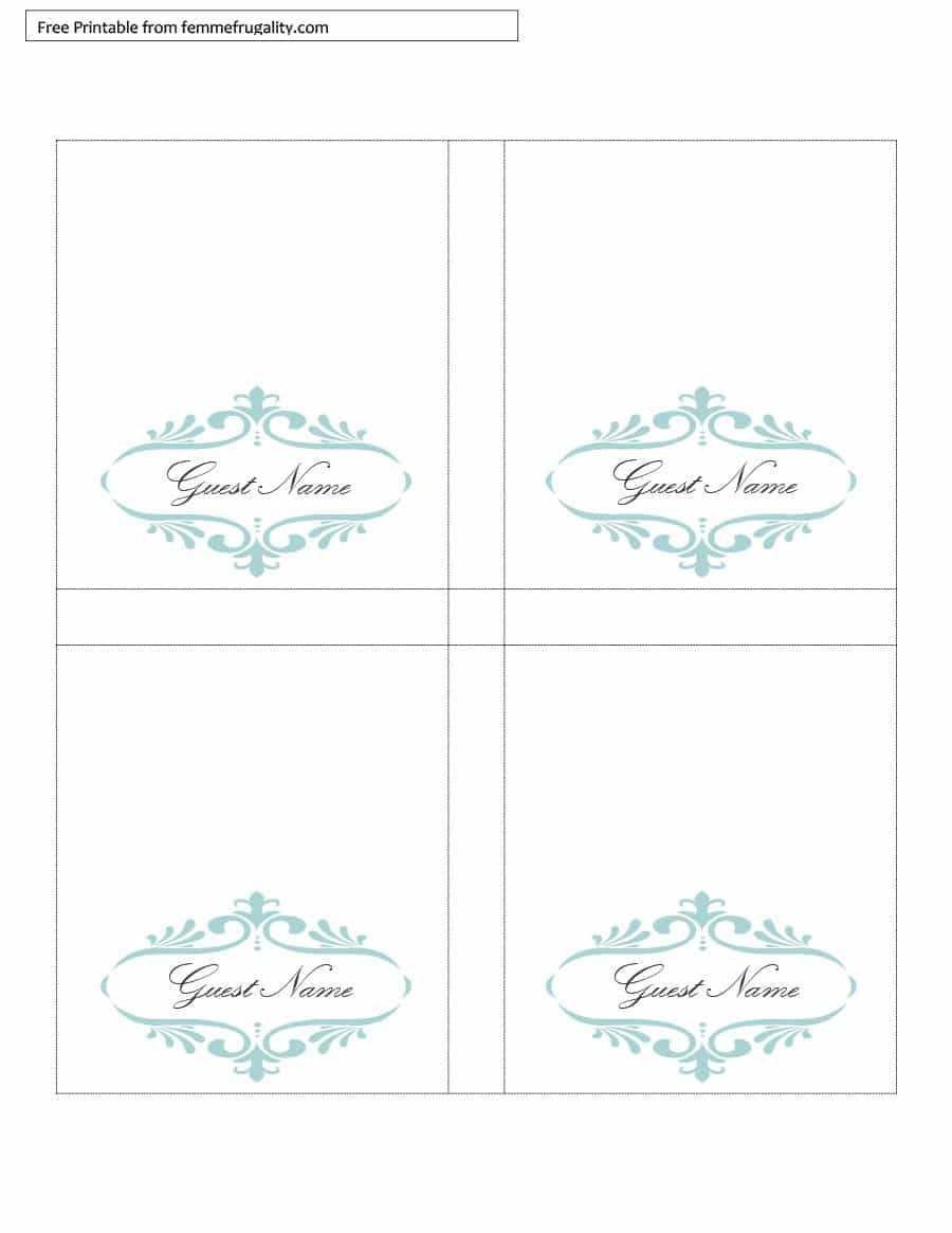 16 Printable Table Tent Templates And Cards ᐅ Template Lab In Free Printable Tent Card Template