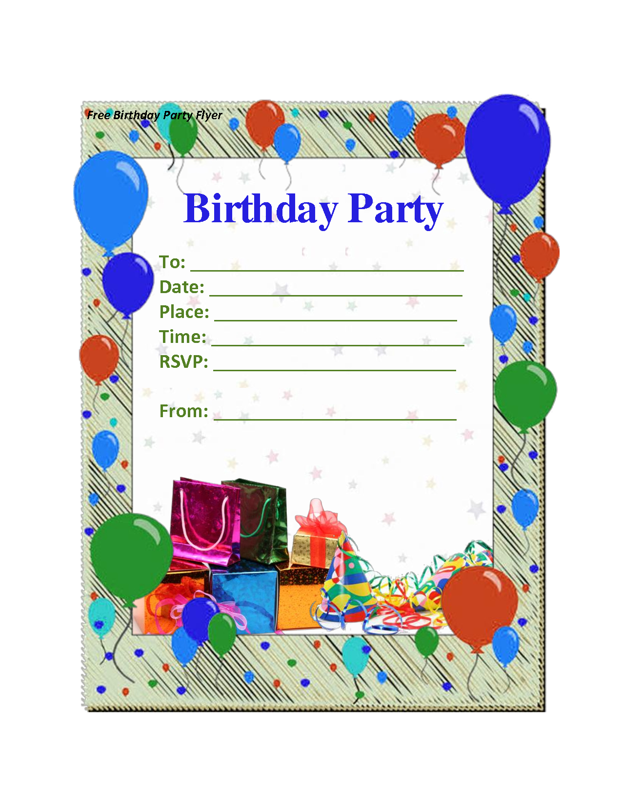 17 Free Birthday Templates For Word Images – Free Birthday In Birthday Card Template Microsoft Word