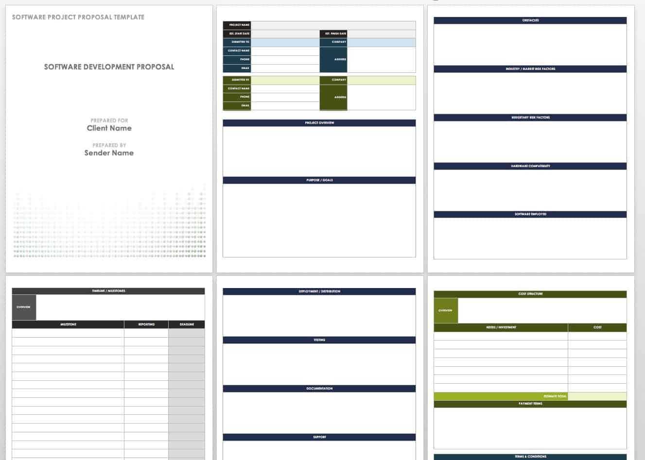 17 Free Project Proposal Templates + Tips | Smartsheet Within Software Project Proposal Template Word