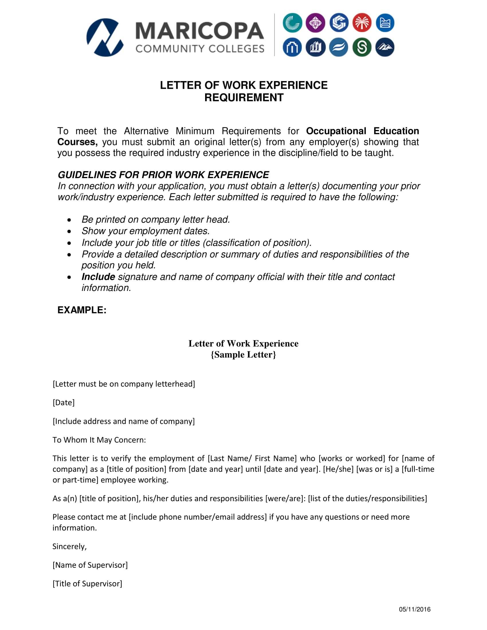 18+ Experience Letter Templates In Pdf | Free & Premium With Certificate Of Experience Template