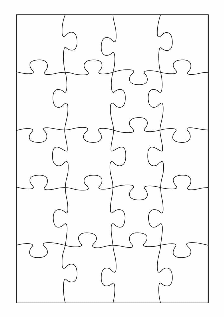 19 Printable Puzzle Piece Templates ᐅ Template Lab Pertaining To Blank Jigsaw Piece Template