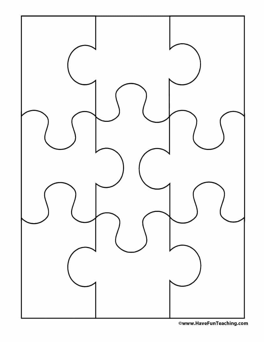 19 Printable Puzzle Piece Templates ᐅ Template Lab Throughout Blank Jigsaw Piece Template