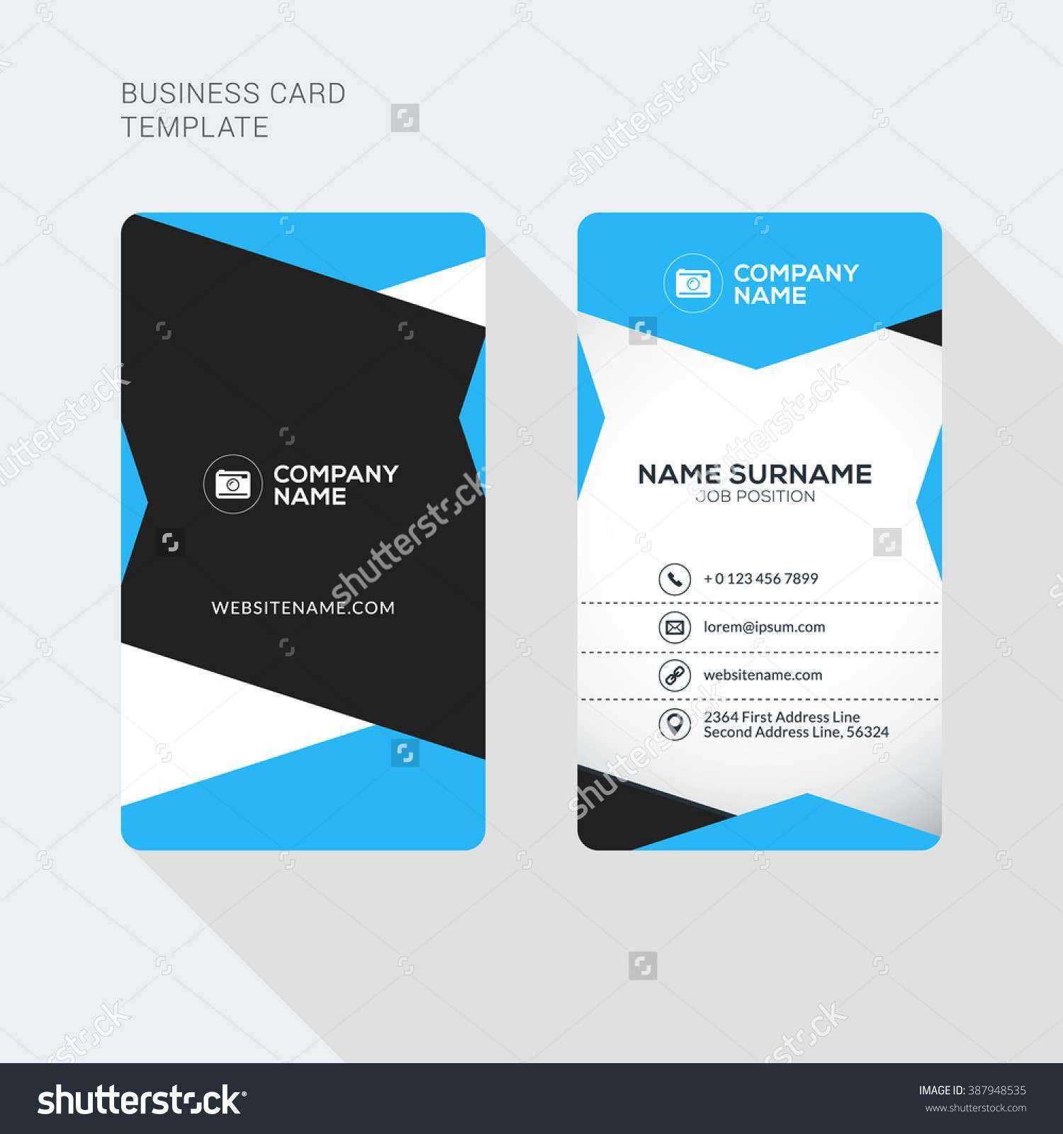 2 Sided Business Card Template Word – Caquetapositivo For 2 Sided Business Card Template Word