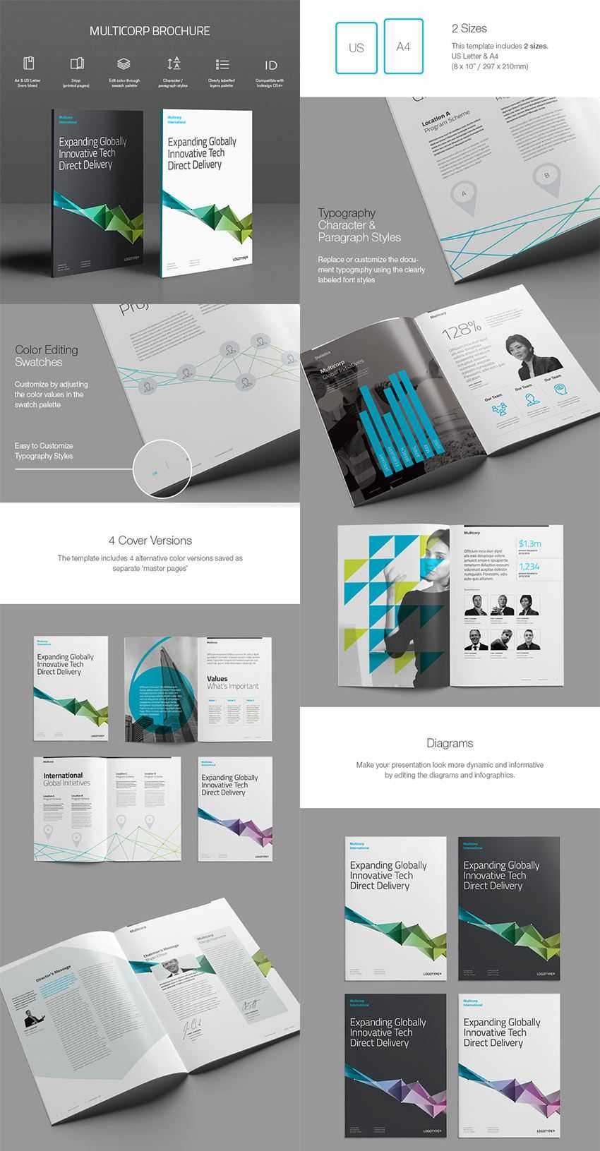 20 Best Indesign Brochure Templates – For Creative Business Within Brochure Template Indesign Free Download