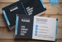 20+ Free Business Card Templates Psd - Download Psd pertaining to Name Card Design Template Psd