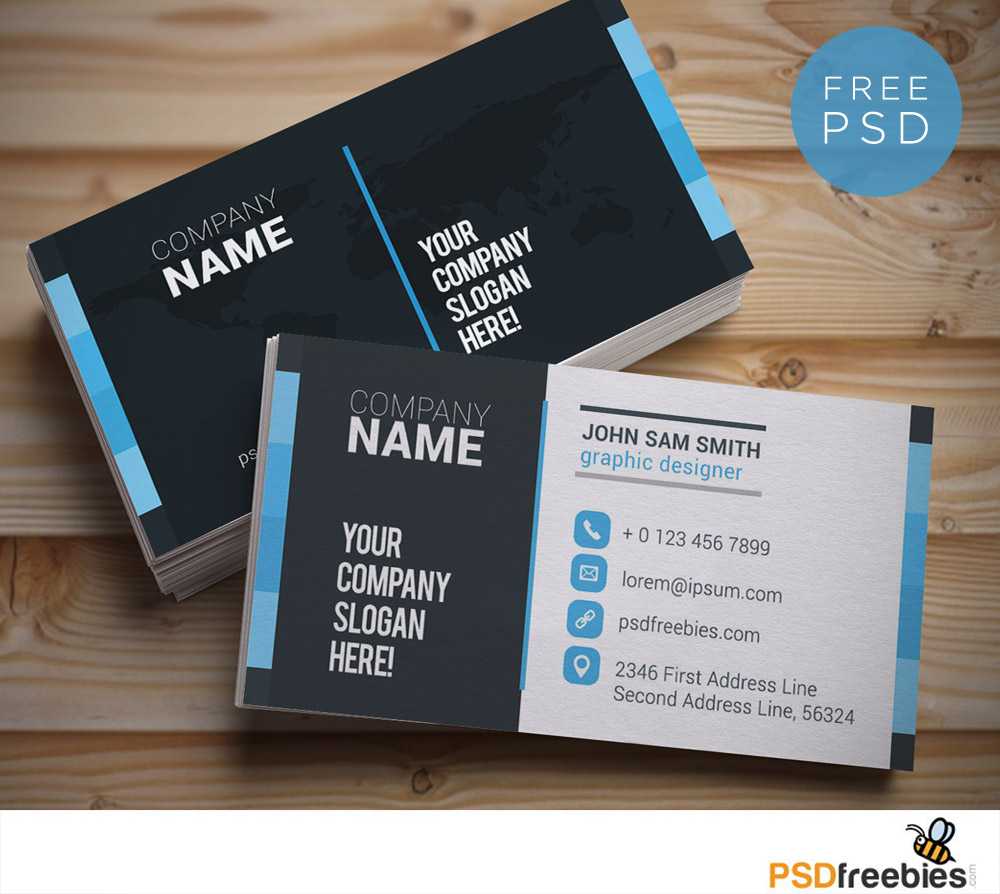20+ Free Business Card Templates Psd - Download Psd Pertaining To Name Card Template Psd Free Download