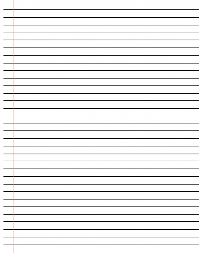 20+ Free Printable Blank Lined Paper Template In Pdf & Word Intended For Ruled Paper Template Word