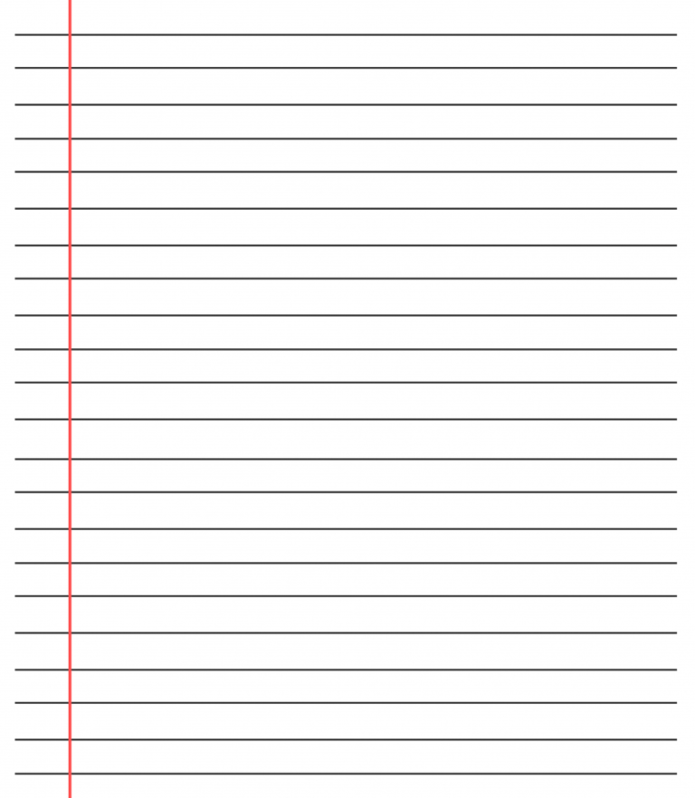 20+ Free Printable Blank Lined Paper Template In Pdf & Word throughout ...