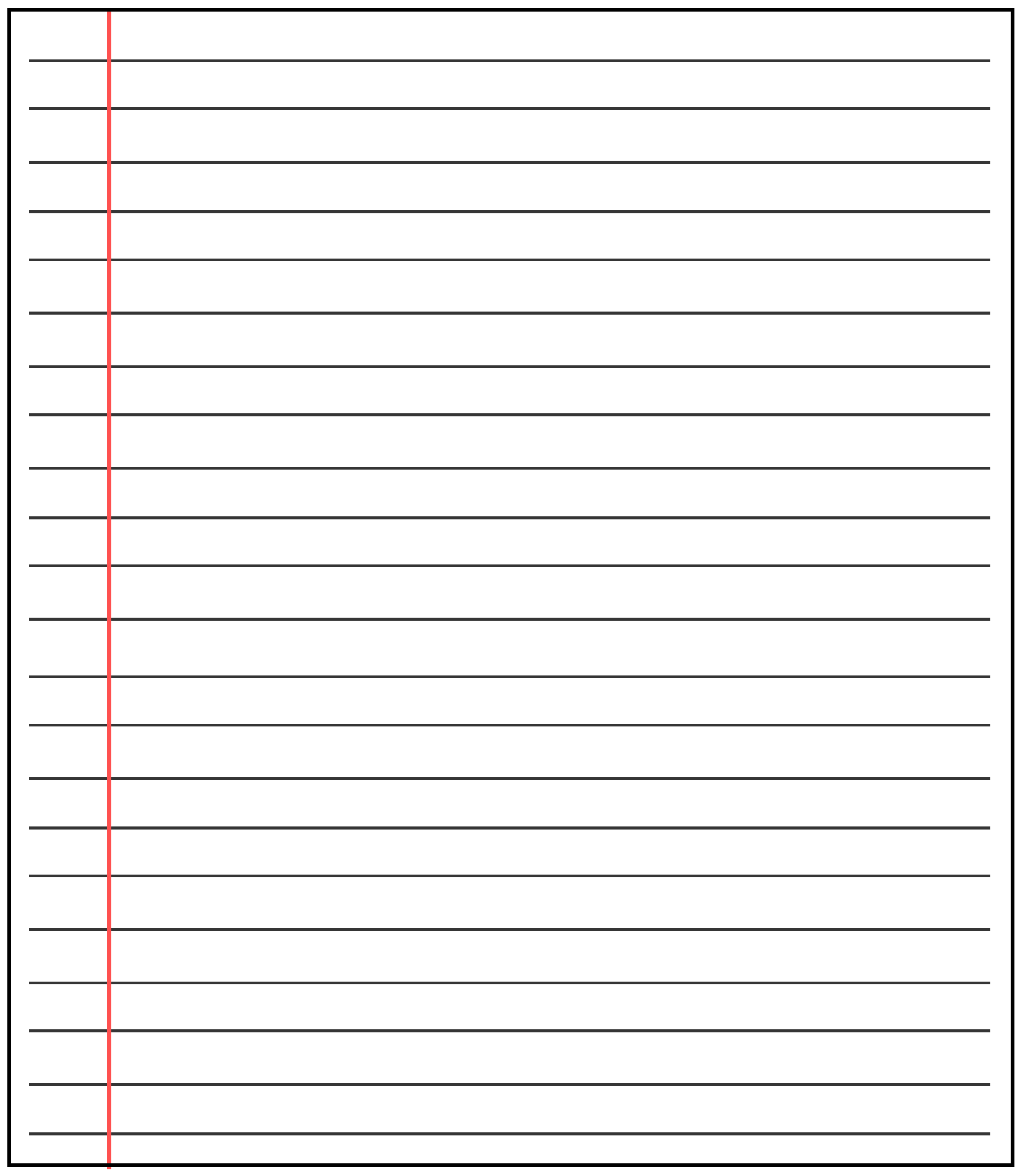 20+ Free Printable Blank Lined Paper Template In Pdf & Word Throughout ...